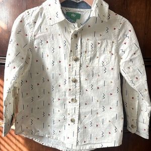 Toddler boy button shirt 2t